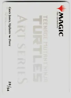 Casey Jones, Vigilante Art Card S Art Series: Teenage Mutant Ninja Turtles 28 NM - Image 2