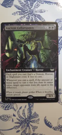Ancient Cellarspawn (Extended Art) Commander: Duskmourn: House of Horror Regular - Image 1