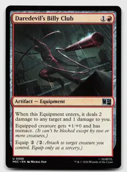 Daredevil's Billy Club 686 Commander: Marvel Super Heroes MTG NM - Image 1