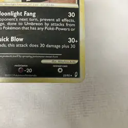 Umbreon 22/95 DAMAGED! DMG Call of Legends Holo Rare Pokemon FREE SHIPPING! - Image 5