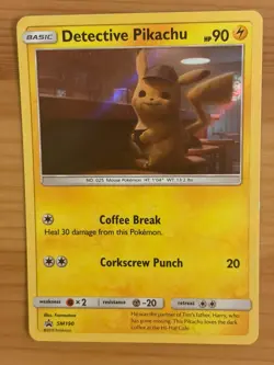 Detective Pikachu SM190 Sheen Holo LP - Sun & Moon Promo 2019 - Pokemon TCG - Image 1