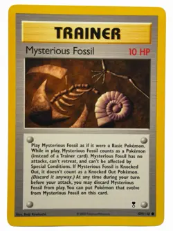 Mysterious Fossil - Legendary Collection 109/110 2002 - WOTC - Pokemon TCG - NM - Image 1