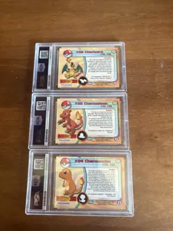 Lot of 3 PSA Graded Topps Pokemon Cards. Charizard, Chameleon, And Charizard - Image 2