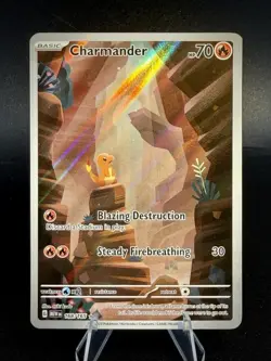 Pokemon 151 Charmander 168/165 SIR Special Illustration Rare NM Alt Art Card - Image 1