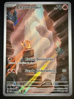 Pokemon 151 Charmander 168/165 SIR Special Illustration Rare NM Alt Art Card - Image 3