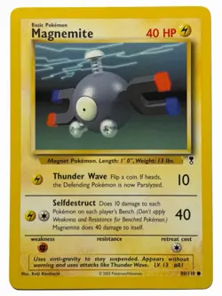 Magnemite - Legendary Collection 80/110 2002 - WOTC - Pokemon TCG - NM - Image 1