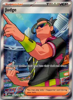 Judge 222/182 Ultra Rare Destined Rivals Pokemon Near Mint - Image 1