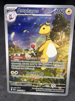 Pokemon TCG Ampharos #90/86 Holo Rare Chaos Rising - Image 1