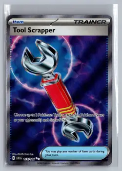 Tool Scrapper 115/086 Ultra Rare Chaos Rising Pokemon Holo Near Mint - Image 1