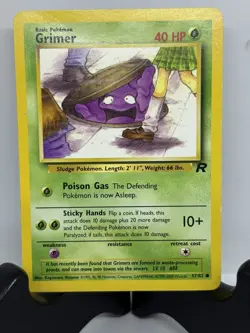 Vintage Pokemon TCG - Grimer 57/82 - Team Rocket Unlimited Edition - Pokemon LP - Image 1