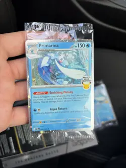 Pokemon TCG Primarina Sealed Barnes & Noble 30th Promo - Image 1