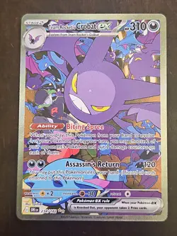 Pokemon Team Rocket's Crobat ex 234/182 Sv10: Destined Rivals SIR - Image 1