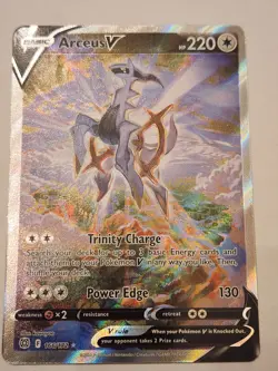 Pokemon Arceus V Alt Full Art - Brilliant Stars 166/172 Rare Hard to Find - Image 1