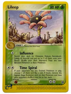 Lileep - 42/100 EX Sandstorm 2003 - E Reader - Pokemon TCG - NM - Image 1