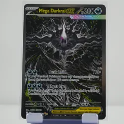 Pokemon TCG NM Mega Darkrai ex 116/084 Me05: Pitch Black Holo - Image 1