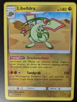 Libelldra Pokemon Deutsch Majestat der Drachen 39/70 DRM 39 Nonholo NM - Image 1