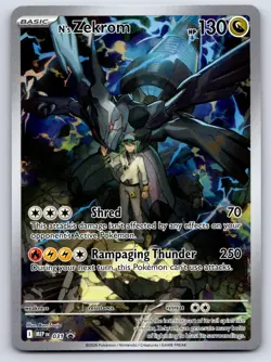 N's Zekrom 031 Holo Promo ME: Mega Evolution Promo Pokemon Near Mint - Image 1