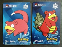 SLOWPOKE X SLOWBRO EVOLUTION LOT - POKEMON KANTO DKV COLLECTIONS CCG CARDS - Image 1
