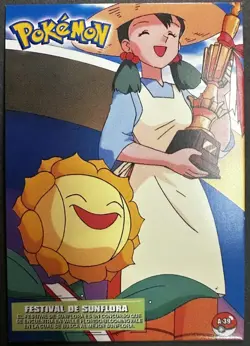 FESTIVAL OF SUNFLORA - POKEMON JOHTO CARDS TOPS CARD ART - Image 1