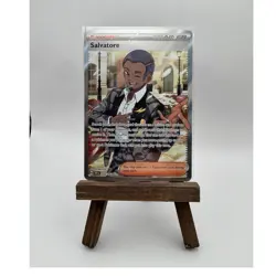 Pokemon Salvatore 202/162 SV05 Temporal Forces Ultra Rare Full Art Trainer Foil - Image 1