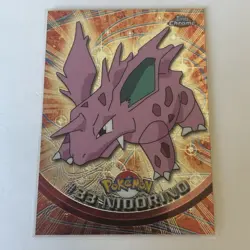 Pokemon Card - 2000 Topps Chrome Series 1 Nidorino #33 Holo Foil - Image 1