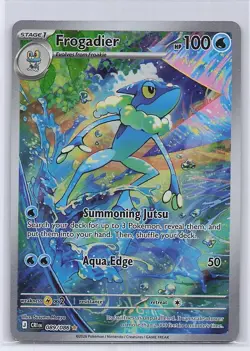 Frogadier 089/086 Holo Illustration Rare Chaos Rising Pokemon Near Mint - Image 1