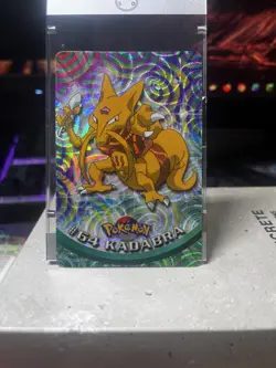 Topps Pokemon TV Animation Vending Sticker Holo RARE #64 Kadabra - Image 1