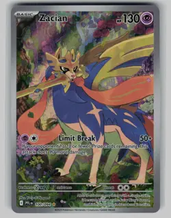 Zacian 100/094 Illustration Rare Phantasmal Flames Pokemon Holo Near Mint - Image 1