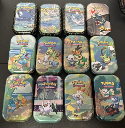 Pokemon TCG Collectible Mini Tins Empty Lot Of 12! Free Shipping! - Image 1