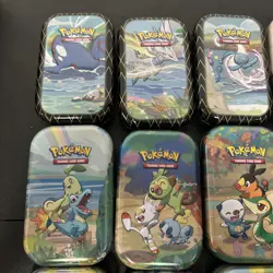 Pokemon TCG Collectible Mini Tins Empty Lot Of 12! Free Shipping! - Image 2