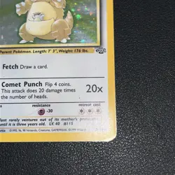 Kangaskhan 5/64 Holo Pokemon TCG Jungle Unlimited Holo Rare - Image 5
