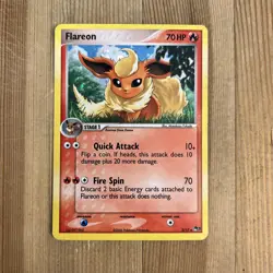 Flareon - 2/17 - Holo Rare Pop Series 3 Promo Set TCG - Pokemon Card - HP - Image 1