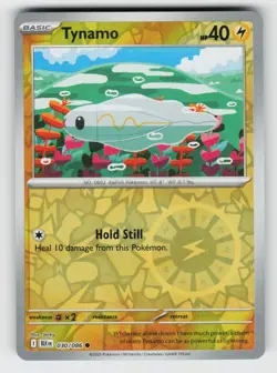 Tynamo 030/086 Black Bolt C Reverse Holo NM/M Pokemon - Image 1