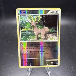 Stantler Unleashed Reverse Holo Pokemon 64/95 HeartGold & SoulSilver Common -j - Image 1