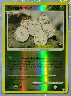Exeggcute 82/123 Mysterious Treasures Reverse Holo Pokemon Card LP - Image 1