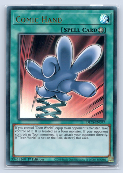 Comic Hand - DLCS-EN077 - Ultra Rare - 1st Edition Yugioh - Image 1