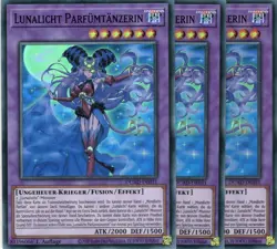 yugioh 3x Lunalicht Parfumtanzerin DUAD-DE031 SUPER RARE 1AUFLAGE DEUTSCH - Image 1