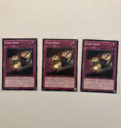 YUGIOH 3X DARK BRIBE COMMON 1ST ED NM Mixed Set - Image 1