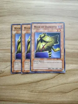 Yu-Gi-Oh! - Mask Of Darkness 3X - Complete Playset Of Common Cards - Image 1