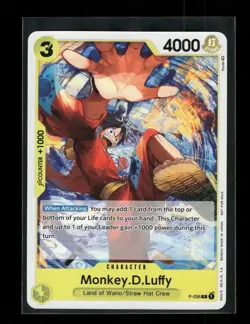Monkey.D.Luffy (Pre-Release Tournament) P-036 - One Piece Promotion Cards - NM/M - Image 1