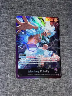 Monkey D. Luffy OP09-061 One Piece TCG ST26 Leader English Foil NM/M - Image 1
