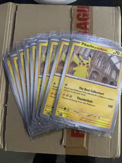X10 Pikachu at the Museum Jumbo Pokemon Cards Sealed! WORLDWIDE SHIPPING! - Image 1