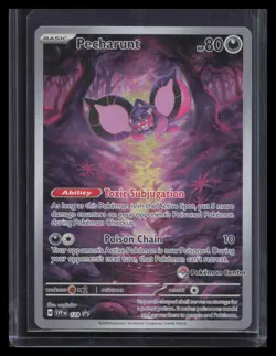 Pecharunt Pokemon Center Stamped SV: Scarlet & Violet Promo Cards #129 - Image 1