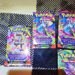 POKEMON TCG Phantasmal Flames Booster Packs (6 Packs) English 10 Cards - Image 2