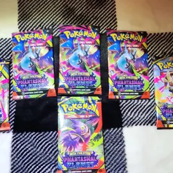 POKEMON TCG Phantasmal Flames Booster Packs (6 Packs) English 10 Cards - Image 3