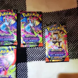 POKEMON TCG Phantasmal Flames Booster Packs (6 Packs) English 10 Cards - Image 4