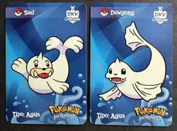 SEEL X DEWGONG EVOLUTION LOT - POKEMON KANTO DKV COLLECTIONS CCG CARDS - Image 1