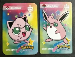 JIGGLYPUFF X WIGGLYTUFF EVOLUTION LOT - POKEMON KANTO DKV COLLECTIONS CCG CARDS - Image 1