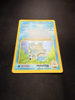 Pokemon Blastoise 2/102 Holo Rare Base Set 1999 100 HP Card Wizards of Coast-LP - Image 4