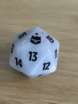 Magic The Gathering X Final Fantasy White Bundle Spindown D20 Die Dice Oversized - Image 1